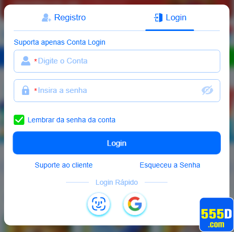 555d.com Cadastro Vantagens